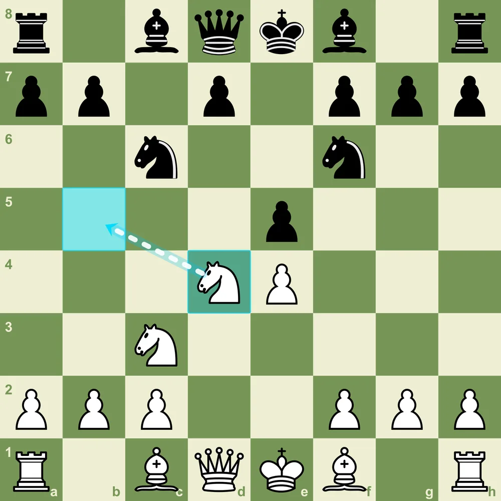 Sveshnikov Variation after 1.e4 c5 2.Nf3 Nc6 3.d4 cxd4 4.Nxd4 Nf6 5.Nc3 e5